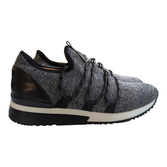 J Slides Shoes - Urban Sport by J/Slides NYC Black Mara Sneaker Metallic Women's NWOB 10